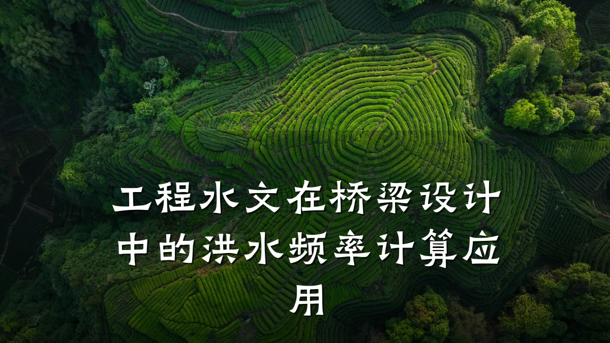 工程水文在桥梁设计中的洪水频率计算应用